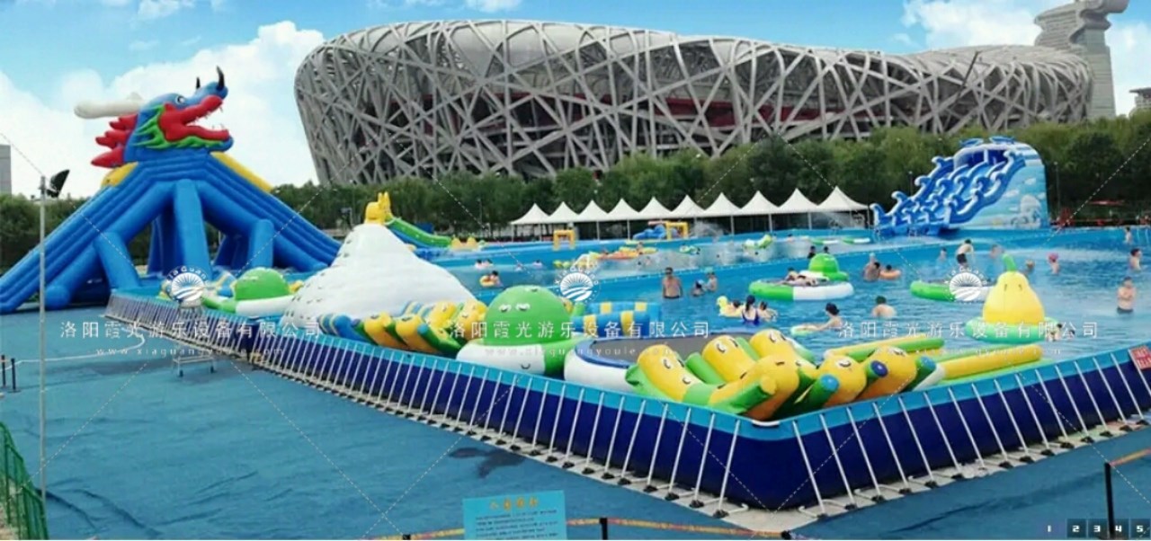 东明大型支架泳池